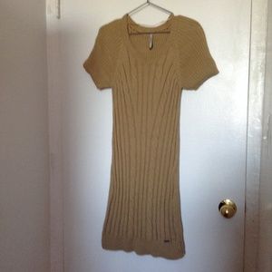 Pepe Jeans Sweater Dress, gold, Size L